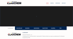 Desktop Screenshot of clarchem.pl